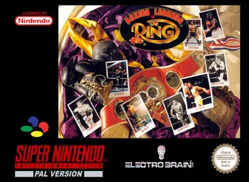 Boxing Legends of the Ring (Europe) box cover front